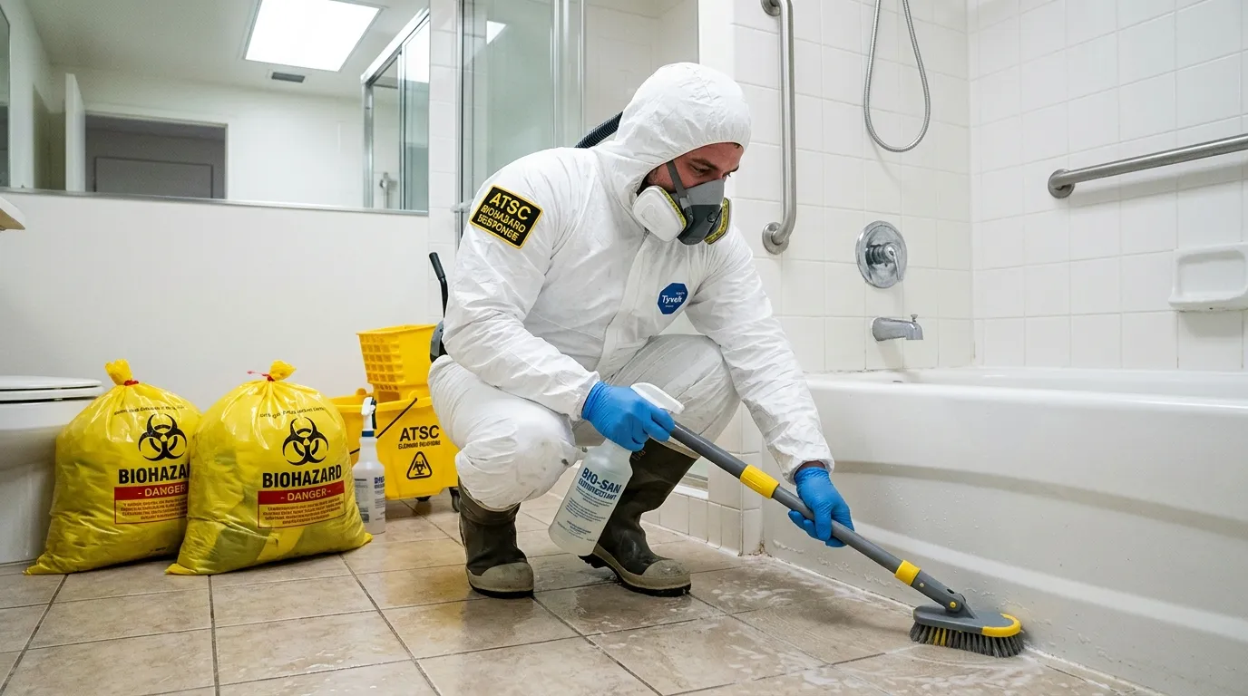 Decontamination equipment deployed for Blood Cleanup in Frankfort